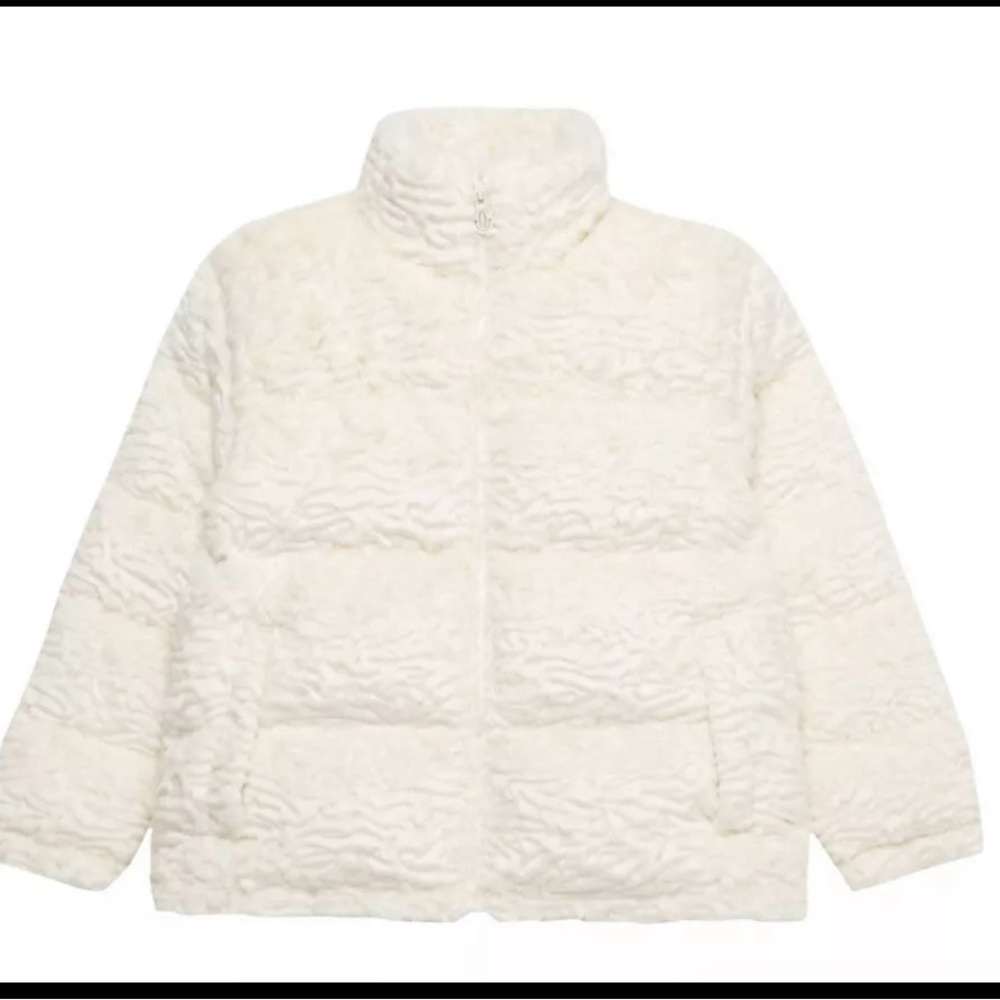 Grand Logo Fur Down Jacket